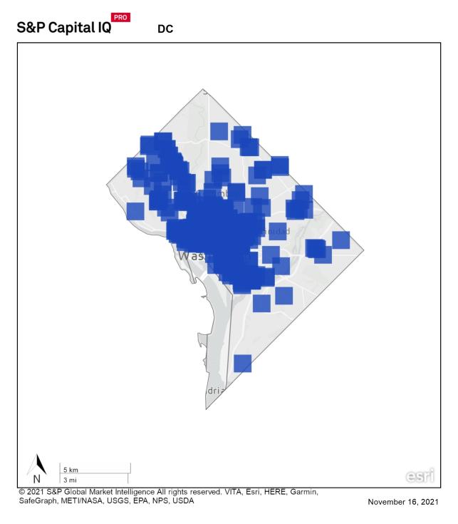 District of Columbia Map