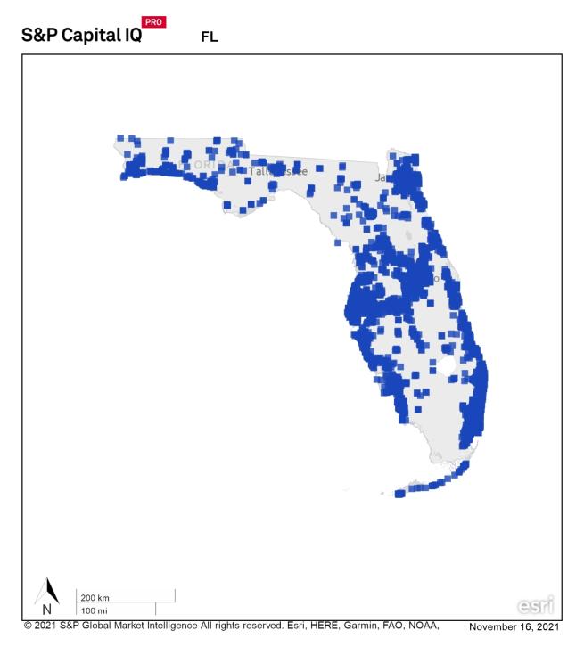 Flordia Map
