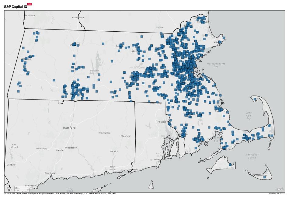 Massachusetts map